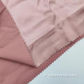 Tissus de satin spandex extensibles tissés en polyester rose coupe-vent